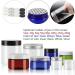 travel pots for cream small pots with lids Pack of 6 Â  100ml Blue Plastic Cream Jars Cosmetic Pots withÂ Clear Lids Containers for Toiletries (Color : Bruin Size : 200ml) 200ml Bruin - Buy Online on GoSupps.com