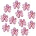 Xzeemo 12pcs Mini Claw Clips Flower Claw Clips Mini Mini Diamond Hair Clips Small Hair Clips Non-Slip Hair Clips for Girls Women for Daily Party Wedding Hair Styling Accessories (Purple)