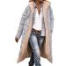 Fleece plush jacket fluffy warm zipper wool jacket women fleece jacket warm sweater long -sleeved winter coat jacket winter coat down jacket breathable warm cozy winter warm trench coat m blue