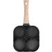Frying Pan Kitchen Cookware Grill Pan 4-Hole Frying Pot Non-Stick Egg Pancake Cooking Pan Cookware Multi Egg Frying Pan 4 Hole Burger Eggs Pancake Pan Pot Non Stick Breakfast Omelette Mold Maker for
