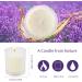 Lavender Scented Candle in Glass Jar | 200g Natural Soy Wax | 50h Long Lasting Burn Time | Aromatherapy Gift for Women | Home Scented for Christmas & Valentine's Day - Buy Online on GoSupps.com