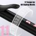 Buy Long Barrel Curling Iron 1 Inch - Extra Long Ceramic Curling Iron for Thin Hair with Argan Oil & Keratin - Adjustable Temp & Free Clips Included - Buy Online on GoSupps.com