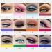  TianWlio Long-lasting multi-colored eyeshadow - 12 colors - Rainbow eyeliner - Pigmented eyeshadow palette - Shimmering multi-colored eyeshadow palette (D size - Buy Online on GoSupps.com