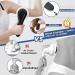 Chakger Hand Massager - Electrical Deep Tissue Cellulite Device with 8 Heads for Muscles Back Neck & Feet Relief | International Shipping - Buy Online on GoSupps.com