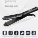 Qovlaty Ceramic Tourmaline Ionic Flat Iron - Mini Hair Straightener for All Hair Types Dual Use Wet & Dry Hair Care - Black - Buy Online on GoSupps.com