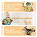 High Contrast Sensory Baby Books | Infant Tummy Time Toys for 0-6 Months | Touch and Feel Book Gift | Christmas Stocking Stuffers for Boys and Girls | Early Learning Stroller Toy - Buy Online on GoSupps.com