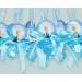 12 PCS Pacifier Crown Necklace Baby Shower Favor Prize Game Boy / Girl Decoration Recuerdos de Baby Shower (Blue)