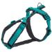 TRIXIE Trekking Harness New Premium S 36-44cm/15mm Ocean Blue/Graphite Dog Ocean Blue/Graphite Dog S