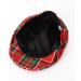 Mint Green Baby Flat Cap | Vintage Drivers Hat | Breathable & Soft | Age 0-8 Years | 1-2 Years | Red Plaid - Buy Online on GoSupps.com