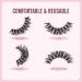 Glowing Win 3D False Eyelashes - Russian Strip D Curl Lashes | 10 Pairs Reusable Mink Lashes | Fluffy Fake Eyelashes - Buy Online on GoSupps.com