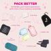Buy Miamica Zippered 'My Pills' Pill Case - 8-Day Organizer in Pink Glitter Compact Medicine Box for Vitamins & Pills - International Shipping Available - Buy Online on GoSupps.com