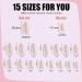 LADYING 24 Pcs Glossy Aurora Gel False Nails Short White Almond Soft Gel Press on Nails French Pattern Reusable Fake Nails Short UV Finish Oval Stick on Nails for Women Nails Art gel& Aurora 1 - Buy Online on GoSupps.com