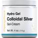 Piping Rock Colloidal Silver Cream | 4 oz | for Skin | Hydro Gel Cream | Non GMO Gluten Free