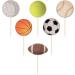 36Pcs Sports Cupcake Toppers Basketball Cupcake Toothpicks Soccer Ball Football Baseball Volleyball Rugby Cake Decorations for Sports Ball Game Theme Baby Shower Birthday Party Decoration Supplies - Buy Online on GoSupps.com