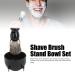 Durable Shaving Brush Bowl Set - Dustproof Stable Base & Space-Saving Design for Barbershop Hotel & Home Use - Buy Online on GoSupps.com