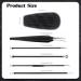FVION Blackhead and Acne Extractor Kit Professional Pimple Popper Tool Kit Acne Tweezers and Blackhead Remover Tools for Face 5 PCS Extractor Pimple Popping Tools - Green - Buy Online on GoSupps.com