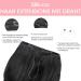 Shop Silk-Co Hair Extensions - Adjustable Synthetic Raven Black Clips 60cm Long for Women - Buy Online on GoSupps.com