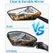 Universal Bicycle Mirrors HD - 2 Pack 360 Rotatable Rear View Mirrors for E-Bikes & Scooters - Left & Right Compatible - Buy Online on GoSupps.com