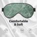 Buy Reusable Sleep Mask for Women & Men - Soft Blackout Eye Masks for Travel & Better Sleep | Marble Blue Grey - Buy Online on GoSupps.com