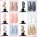 UR SUGAR Poly Gel Nails Set | 6 Colors Nail Extension Builder Gel Kit with Base & Top Coat | DIY Manicure at Home | Glitter Nude & Clear Polygel - Buy Online on GoSupps.com