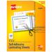 Avery 73601 Self-Adhesive Laminating Sheets, 9 x 12 Inch, Permanent Adhesive, 50 Clear Laminating Sheets 50 Sheets Regular