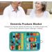 Sensory Dementia Blanket Fidget Muff and Blanket for Elderly Fidget Blanket for Dementia Dementia Products for Elderly Alzheimer Blanket for Seniors - Buy Online on GoSupps.com