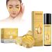 Lot de 60 rouleaux anti- ge raffermissant et anti-rides - Masque pour les yeux - 8 ml d'huile pour le visage - S rum anti- ge - Anti-cernes - Or 24 carats - Raffermissement de la peau - R duit les