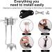 2pcs Ice Cane Tip Attachment Heavy Duty Metal Cane Tips for Snow Anti-Slip Crutch Ice Tips Spike Feet 5-Prong Replacement Cane Ice Grip Accessories for Walking Sticks Winter - Buy Online on GoSupps.com