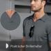 HMIYA Men's Polo Shirt - Short Sleeve Breathable Golf T-Shirt Quick Drying 5XL - Light Gray - International Shipping Available - Buy Online on GoSupps.com