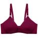 Pregnant clothing directly the side striped cotton mother-soft cup on the upper support of medium-sized women to get a few breast bras briefly red b