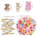 LYroo 3D Nail Charms - 250 PCS Twelve Constellation Bear Resin Charm Set for Acrylic Nails - Buy Online on GoSupps.com