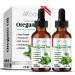AKBAN Organic Oil of Oregano Drops | with Black Seed Oil Carvacrol & Thymoquinone | Plant Based USDA Oregano Liquid Non-GMO | 2 Fl Oz + 2 Fl Oz
