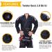 Twister BJJ Gi Basic 3.0 - Preshrunk Pearl Weave 475g Cotton Fabric - Black A3 - Buy Online on GoSupps.com