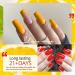 UR SUGAR Fall Gel Nail Polish Set - 6 Autumn Colors Maple Pumpkin Red Orange Glitter Kit for Thanksgiving & Halloween Gifts - Soak Off Nail Art Manicure Set for Women - Autumn Maple 6 Count - Buy Online on GoSupps.com