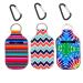 Hand Sanitizer Holder - 1 oz Travel Size Hand Sanitizer Keychain Holder Attaches Easily to Your Purse Backpack Diaper Bag With Key Ring and Carabiner Clip Serape Tie Dye 1 oz Serape Tie Dye