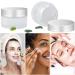 Kingyh 6-Piece Mattlas Cream Can Set - 5ml Mini Glass Containers with Screw Caps for Travel & Home Storage | Perfect for Cosmetics Creams Lotions Oils & Powders - Matte White - Buy Online on GoSupps.com