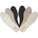 Premium Leather Insoles for Men & Women | Nonslip Shoe Inserts for Comfort & Odor Control - 3 Pairs - Buy Online on GoSupps.com