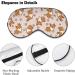 Cartoon Corgis Sleep Mask Eye Cover for Sleeping Blindfold with Adjustable Strap Blocks Light Night Travel Nap for Men Women - Buy Online on GoSupps.com