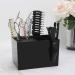 Segbeauty Professional Barber Tools Holder - Extra Large Hair Cutting Scissors & Brush Organizer for Hairdressing | Durable Storage Rack for Clippers Combs & Accessories - Black - Buy Online on GoSupps.com
