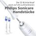 Philips Sonicare S2 Sensitive Brush Heads - Soft Bristles for Sensitive Teeth & Gums | 4-Pack (HX6054/10) - Buy Internationally - Buy Online on GoSupps.com