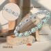 Elegant Turquoise Magnetic Arm Band for Women | Stainless Steel Magnetic Bracelet - 3500 Gauss Stone Closure - Buy Online on GoSupps.com