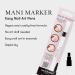 Nails.INC Bright White Mani Marker Nail Pen - Professional Nail Art Tool - Buy Online on GoSupps.com