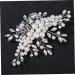 FRCOLOR 1pc Flower Crystal Ab Rhinestones Wedding Headpiece Metal Hair Claw Clips Crystal Vintage Bridal Hair Clips Silver Barrettes Hair Accessories Tiara Manual Bride Comb - Buy Online on GoSupps.com