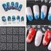 Frcolor 12 Sheets 3D Nail Stickers Christmas Snowflake Nail Art Stickers Nail Art Slices Glitters DIY Decorations - Buy Online on GoSupps.com
