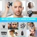 Sakioo Electric Head Shaver for Bald Men - 6 in 1 Waterproof Cordless Razor with LED Display - Ultimate Bald Head Care Kit - Buy Online on GoSupps.com