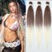 Easy braid anti-stretched s braid 26 inch 3-packs hair for single-braid KanCalon braided hair synthetic hair art hair for braid extensions hair extensions (26 inches 30-613#) 66cm-26 inches (3 Series pack) 30-613#