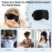 FlyCoco 3D Sleep Eye Mask - Ultimate Light Blocking No Eye Pressure Adjustable Strap for Travel & Home Use (Black - Buy Online on GoSupps.com