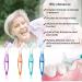 Mckkor Denture Brush 4 Pack - Double Sided Toothbrushes with Multi-Layered Bristles for Effective Denture Cleaning - Buy Online on GoSupps.com