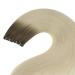 Youngsee Virgin Weft Extensions | Real Hair Balayage Ombre | 45cm Genius Weft for Weaving | #9A/10/800 | 25g Brown to Blonde - Buy Online on GoSupps.com