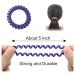 Andiker Spiral Hair Ties - 10 Colorful Elastic Hair Bands for Women & Girls | Durable Rubber Ponytail Holders - Buy Online on GoSupps.com